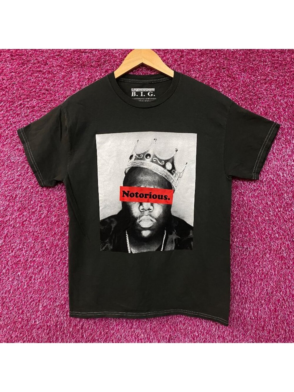 The Notorious B.I.G. King of New York Album Artwork Graphic T-Shirt Small